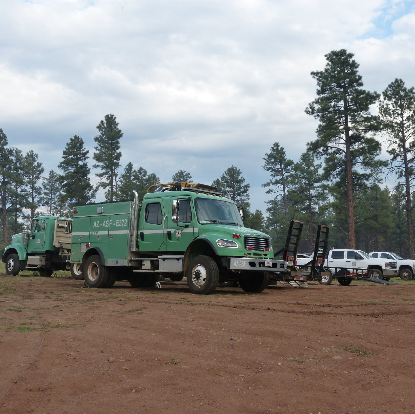 Bagnal Fire vehicles onsite